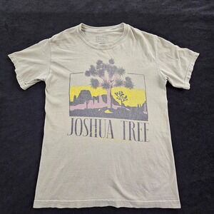 Joshua Tree Buzz Brown Short Sleeve Cotton T-Shirt Men's S
